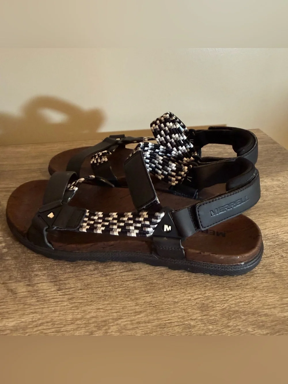 Merrell Around Town Sunvue Woven  Performance Sandals 2224560 Women’s Size 8